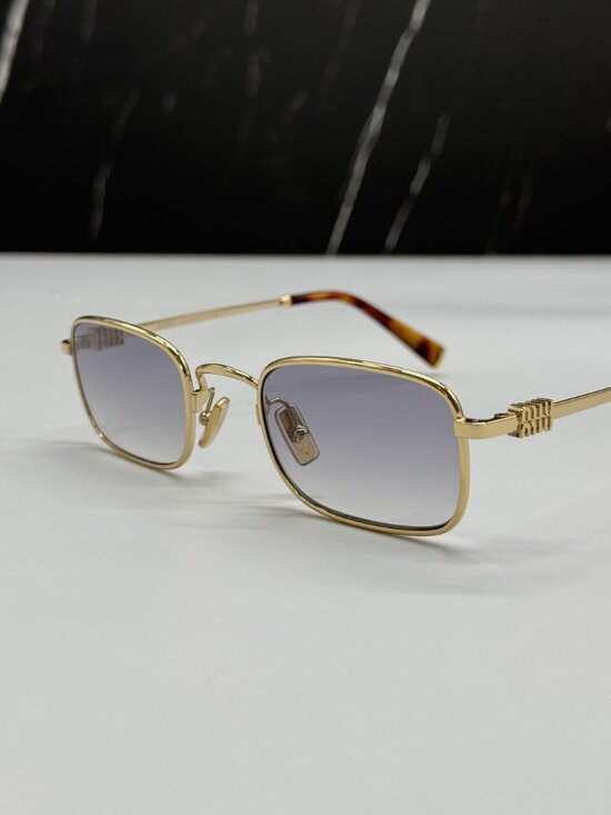 NEW MIU MIU MUA53S 5AK04O GREY GOLD SUNGLASSES MIU MIU MU A53S 5AK04O main image 7